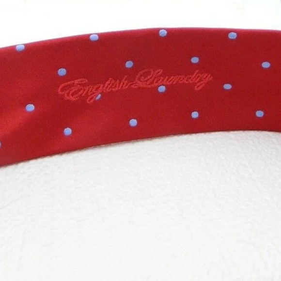 English Laundry Christopher Wicks 100% Silk Red - Picture 4 of 5